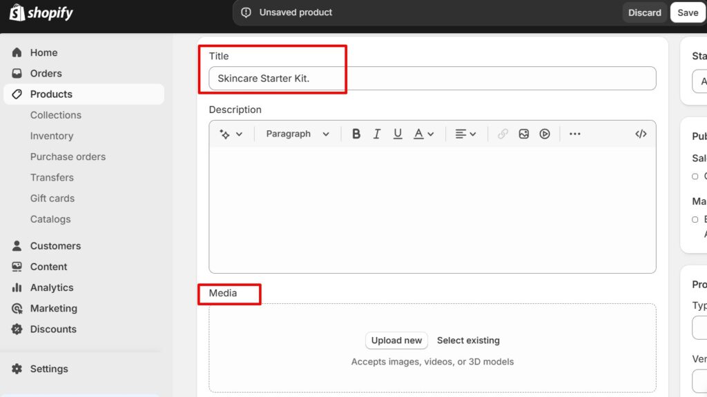 create product bundles - Shopify bundle title