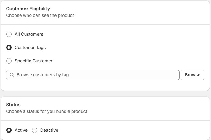 customer eligibility