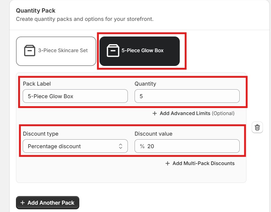 how to start a subscription box business with Shopify- pushbundle 5 qty pack