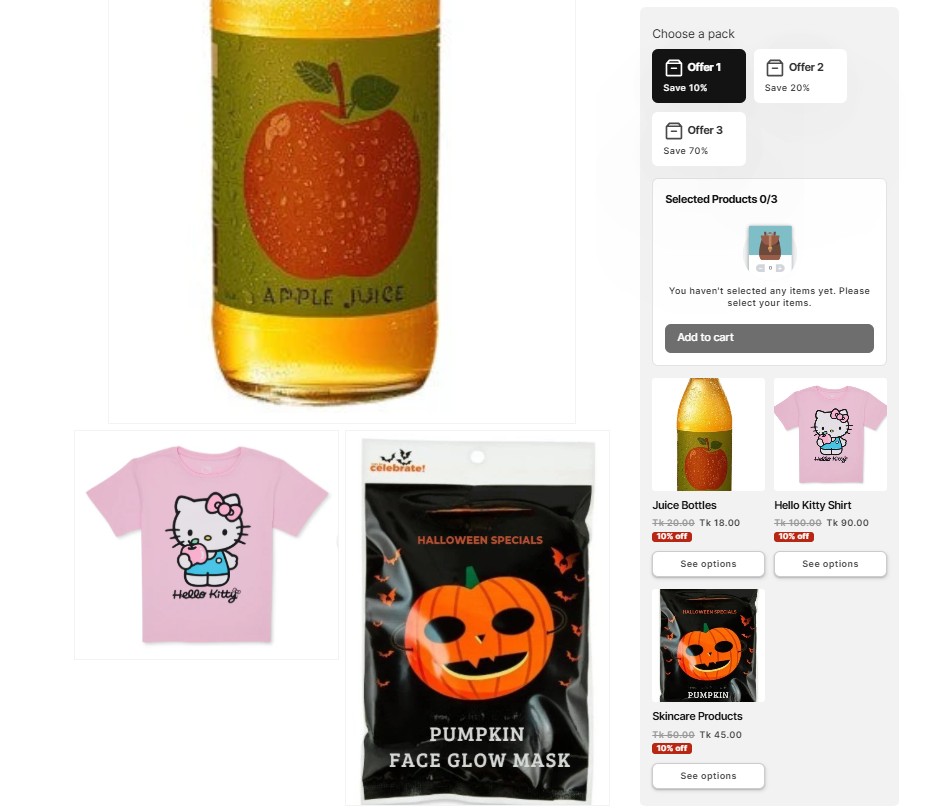 last minute gift bundles - PushBundle mix n match multi