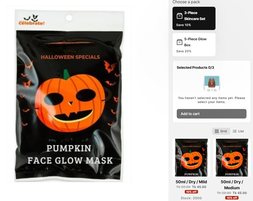 last minute gift bundles - PushBundle mix n match single