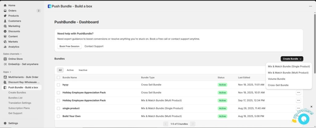 Selecciona la función para crear tu paquete de regalos personalizados para mascotas