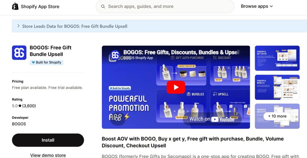 best shopify bundle apps - bogos