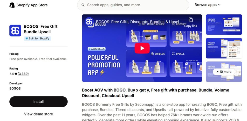 best shopify bundle apps - bogos