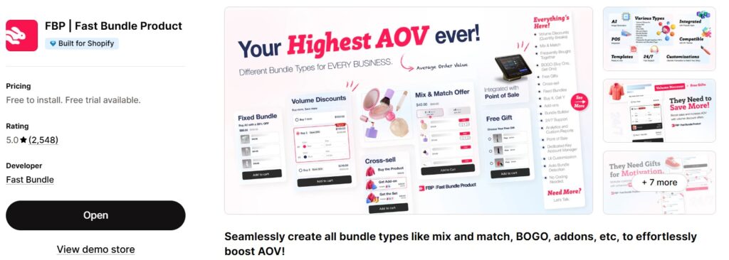 Fast bundle