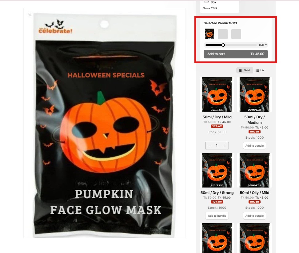 best personalized bundle apps for shopify - pushbundle build your own bundle 2