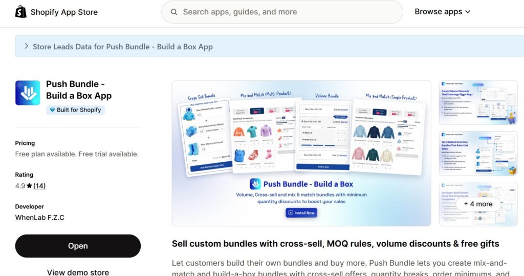 coho bakery - pushbundle shopify app store