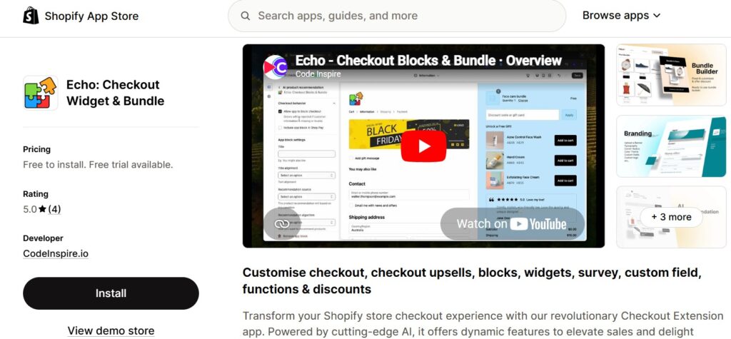 Best Cross-Sell Apps on Shopify - echo