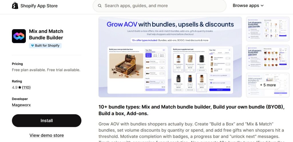 best shopify bundle apps for jeans and bottoms - mix and match bundle builder