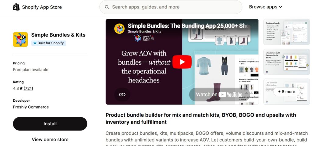 best shopify bundle apps for jeans and bottoms - simple bundles and kits